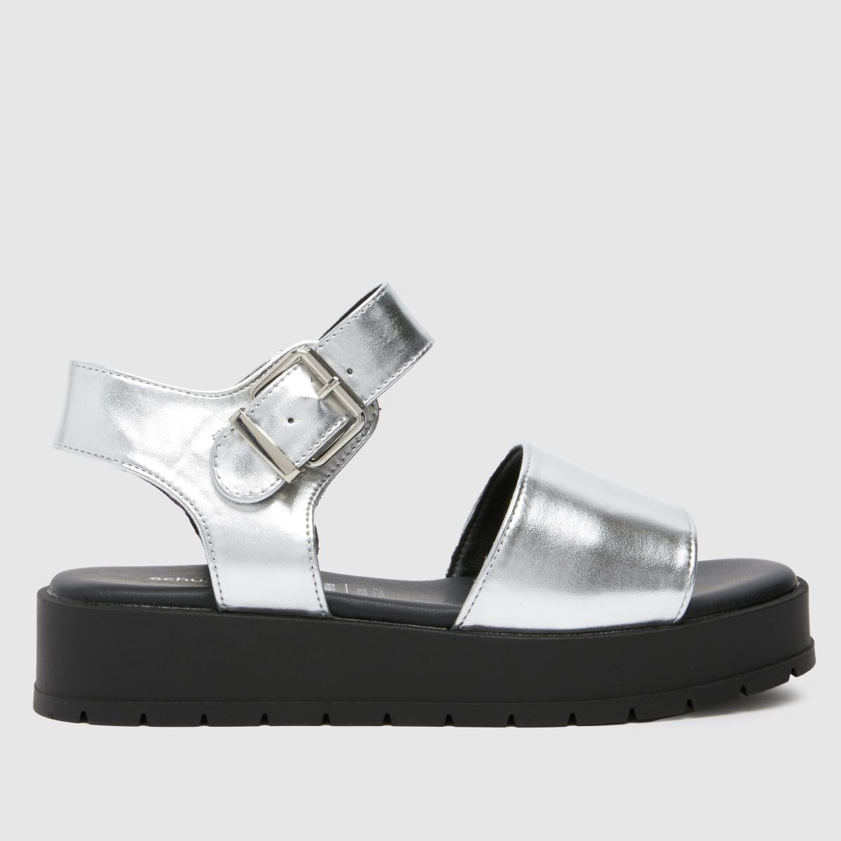 Schuh ezüst Trixie chunky lányka ifjúsági szandál