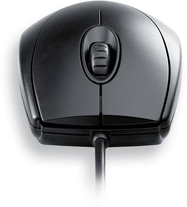 Cherry Kabelgebundene Ergonomische Maus Beidhändig M-5450 1 m Kabel Schwarz