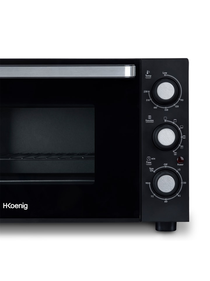 HKoenig Mini-Backofen FO30 in Schwarz günstig kaufen onesize