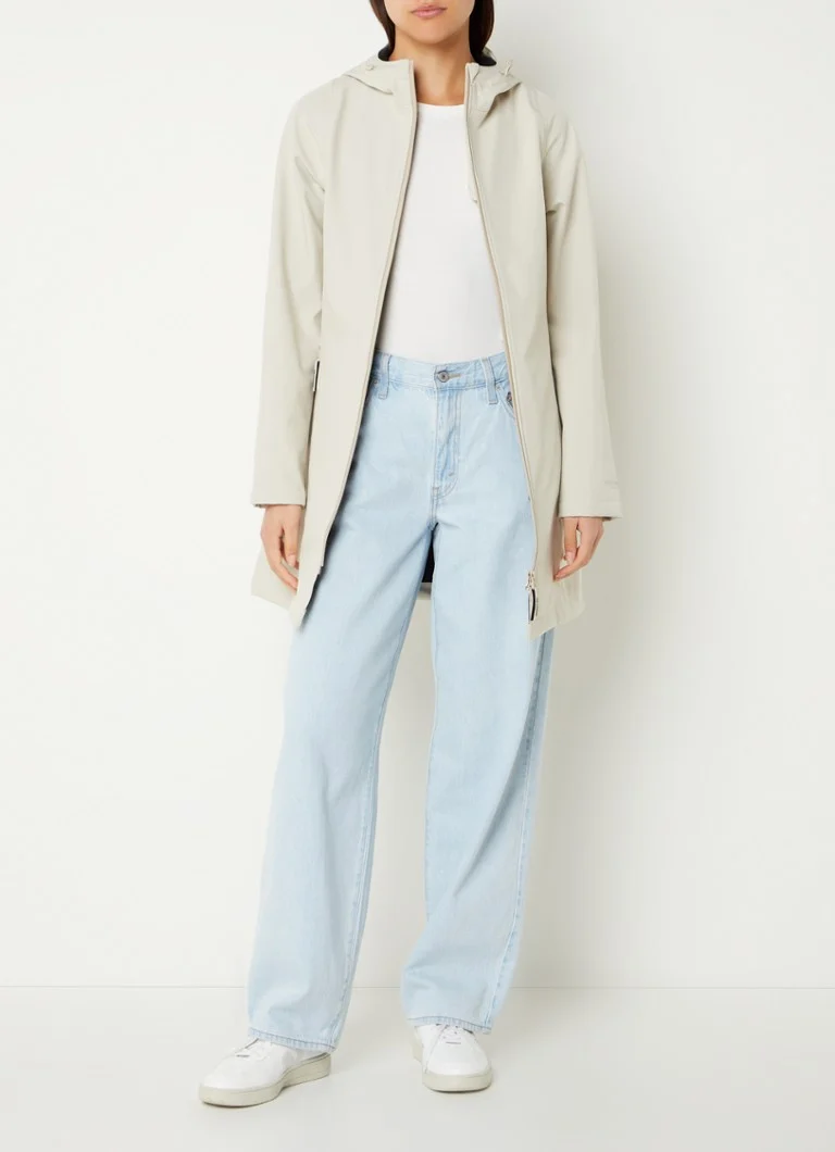 Ilse Jacobsen Softshell jacket with hood and zip pockets