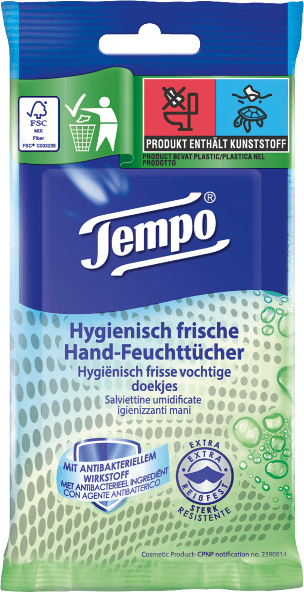 Handhygiene Tücher für Unterwegs, 10 St