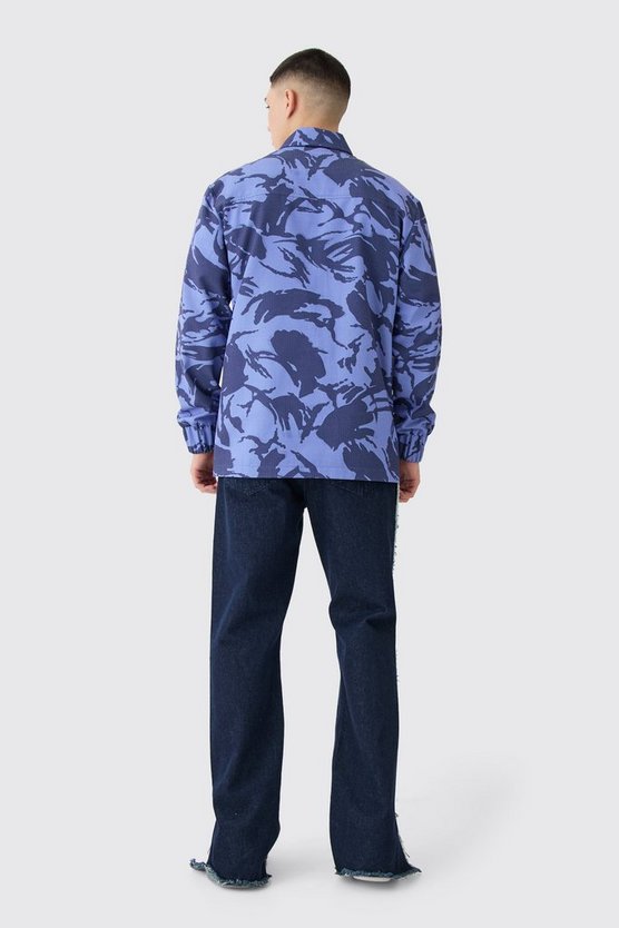 Langärmliges Camouflage Ripstop-Overshirt