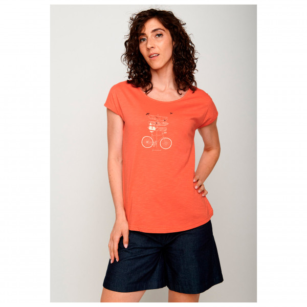 GreenBomb - Women's Bike Signpost Cool - T-Shirt