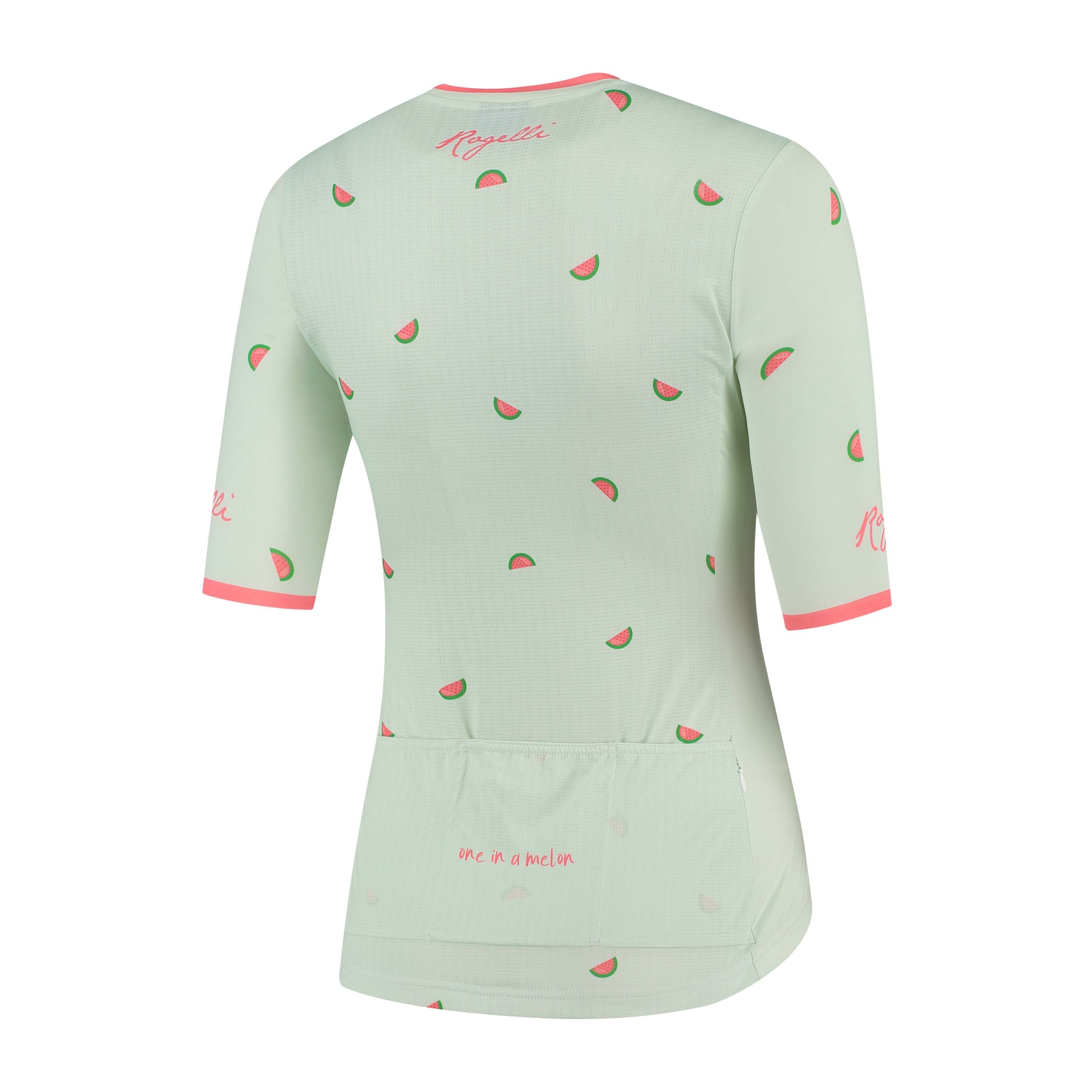 Rogelli Fruity Mint/Koralle Damen Radtrikot Kurzarm