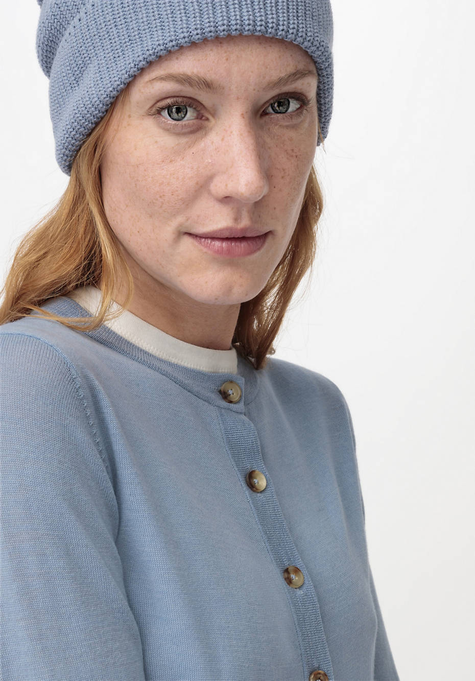 Strickjacke aus reiner Bio-Merinowolle