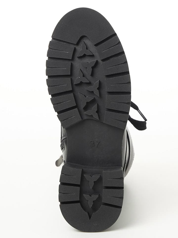 Marco Tozzi Leder-Boots in Schwarz günstig kaufen