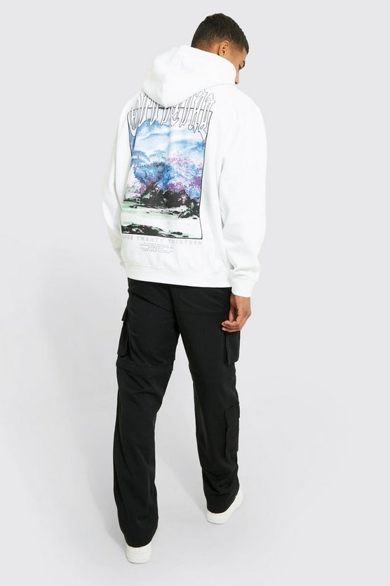 Oversize Hoodie mit Official-Print