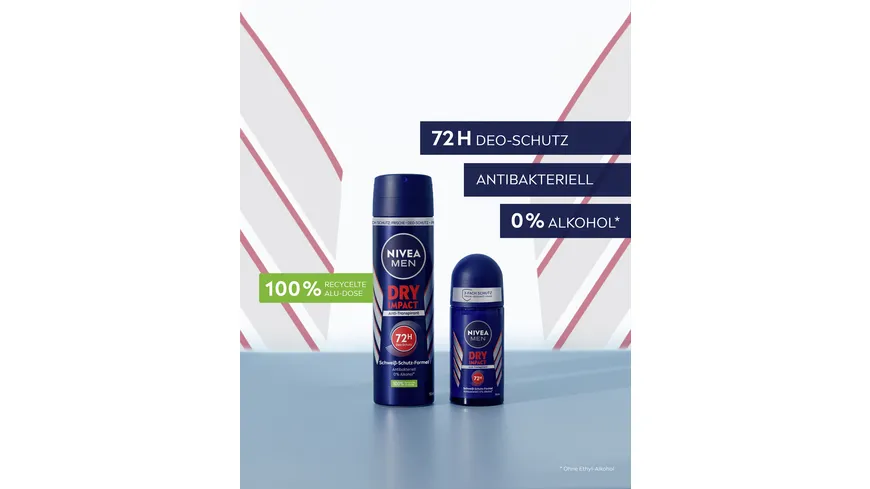 NIVEA MEN Deo Spray Dry Impact Anti -Transpirant 150 ml