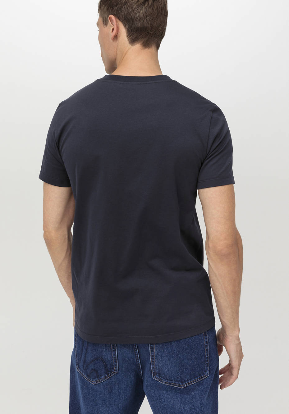 V-Shirt Regular aus reiner Bio-Baumwolle