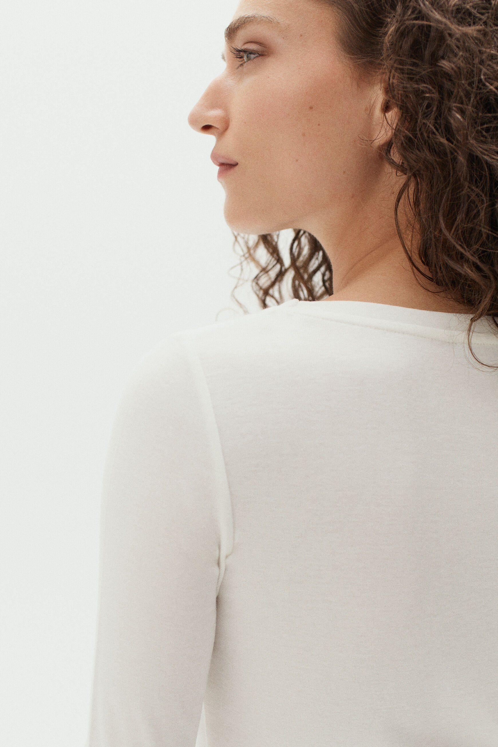 t-shirt esther ivoire femme