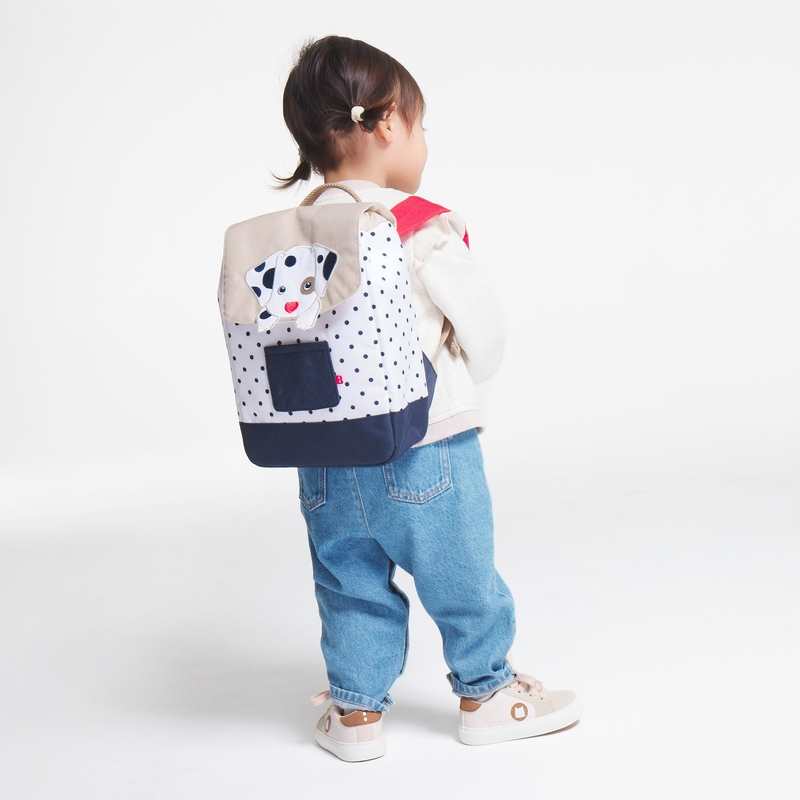 Sac à dos chien rouge bébé fille