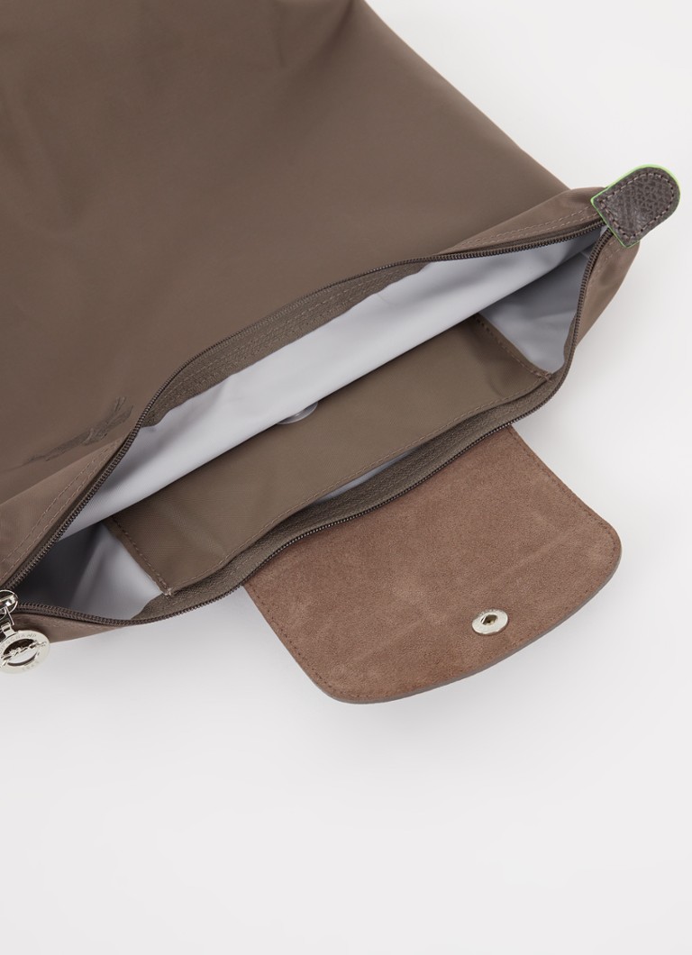 Rucsac Longchamp Le Pliage Original M cu detalii din piele