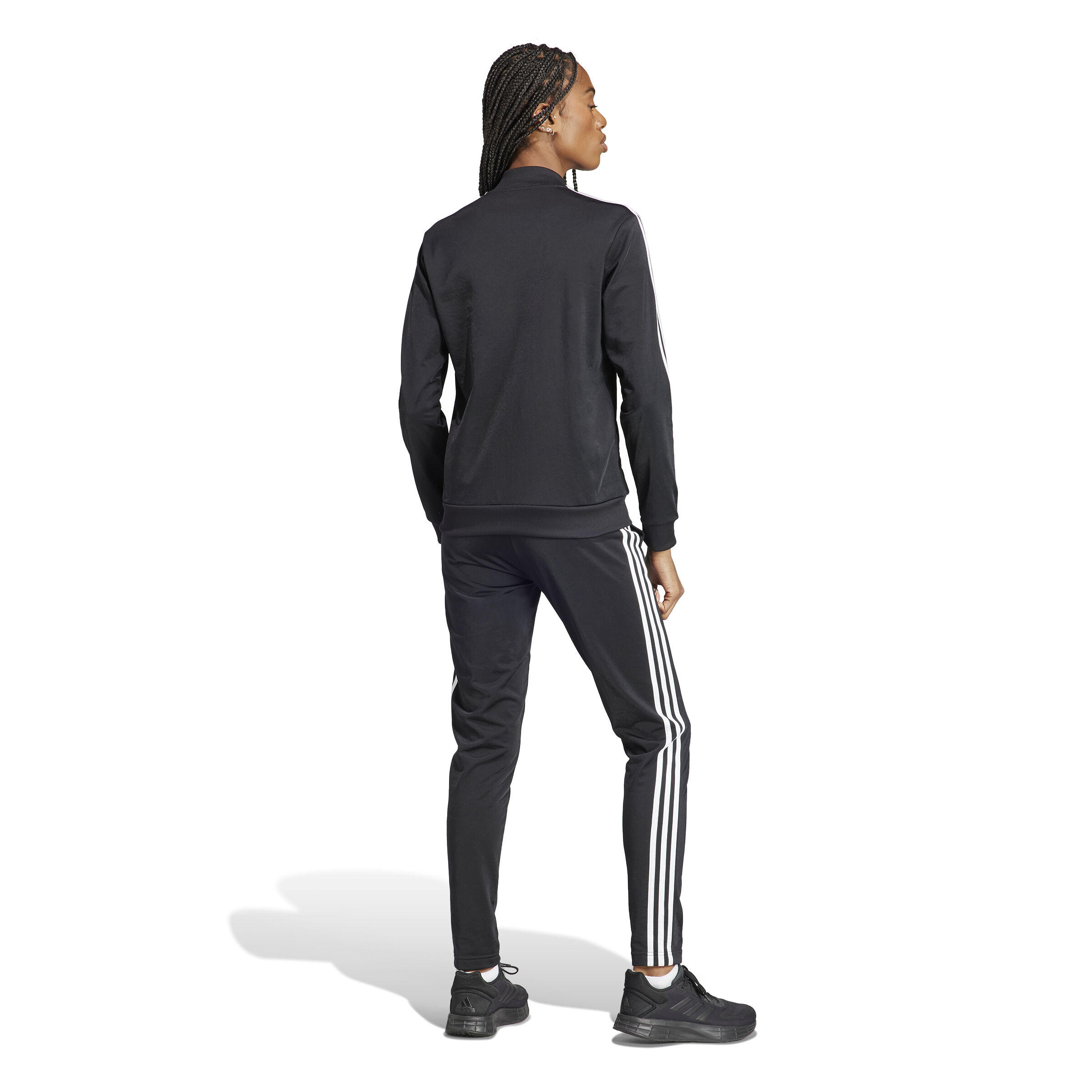 3 Stripes Trainingsanzug Damen - Schwarz, Weiß