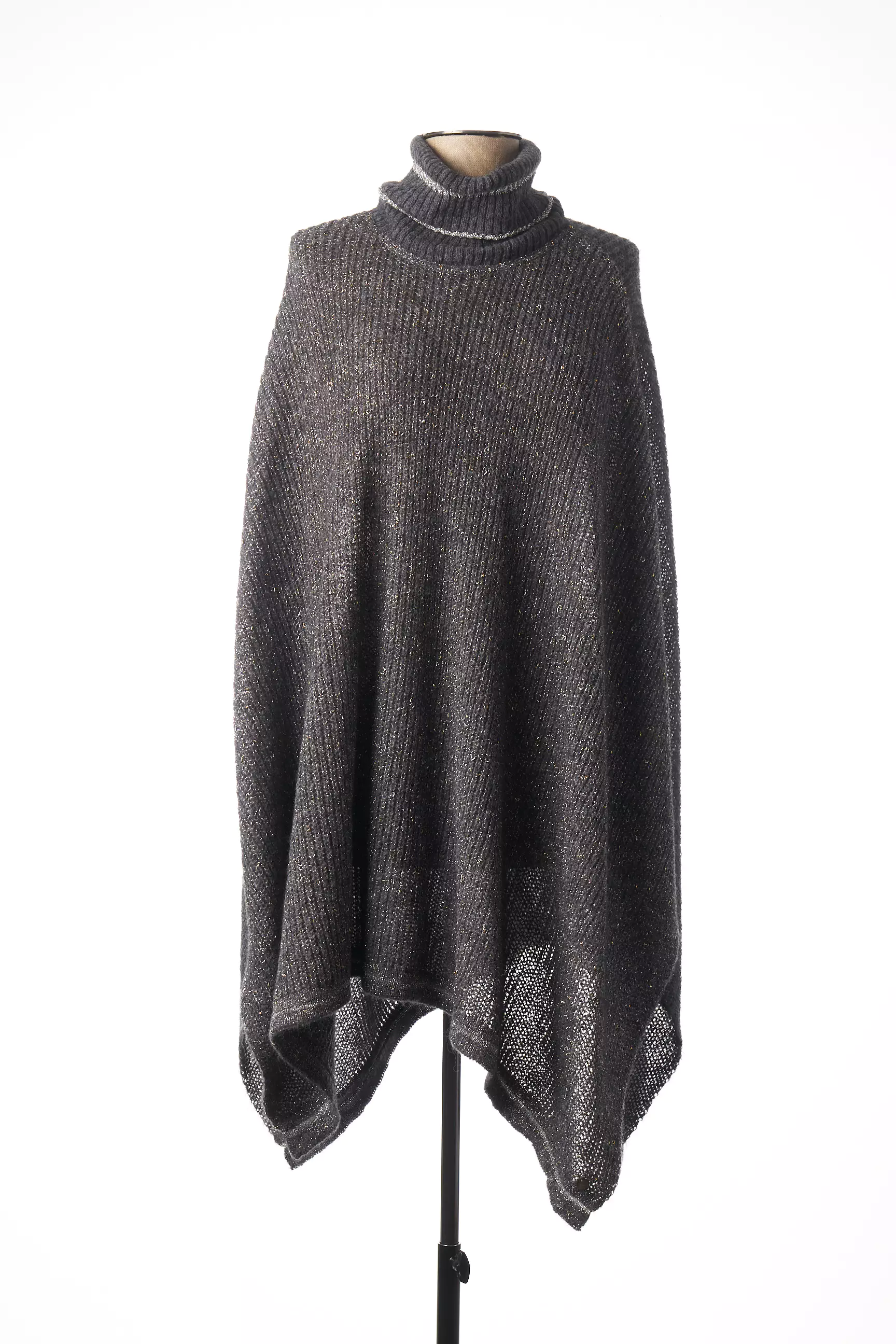 Mado Et Les Autres Ponchos Femme couleur gris