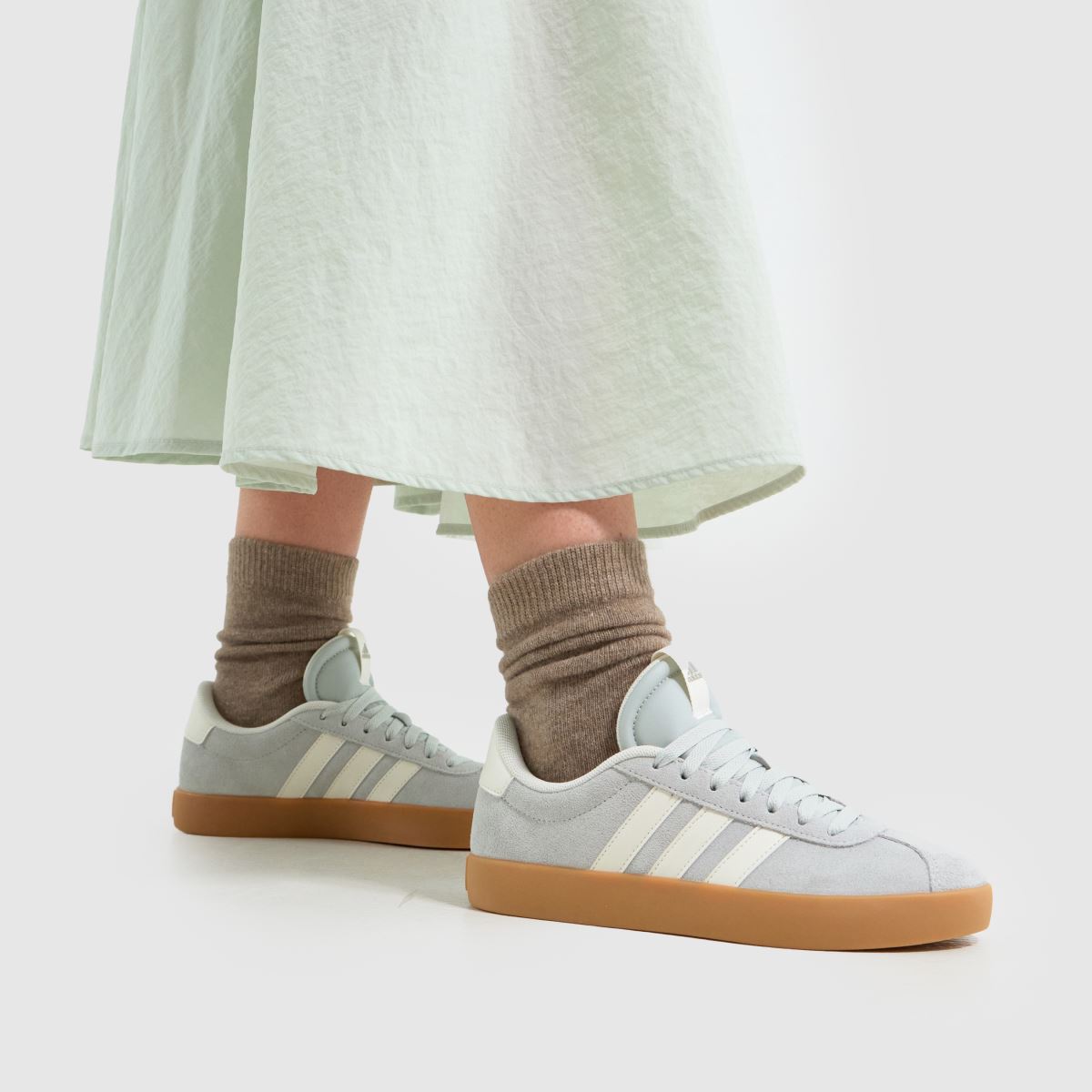 adidas vl court 3.0 – ljusgrå träningsskor
