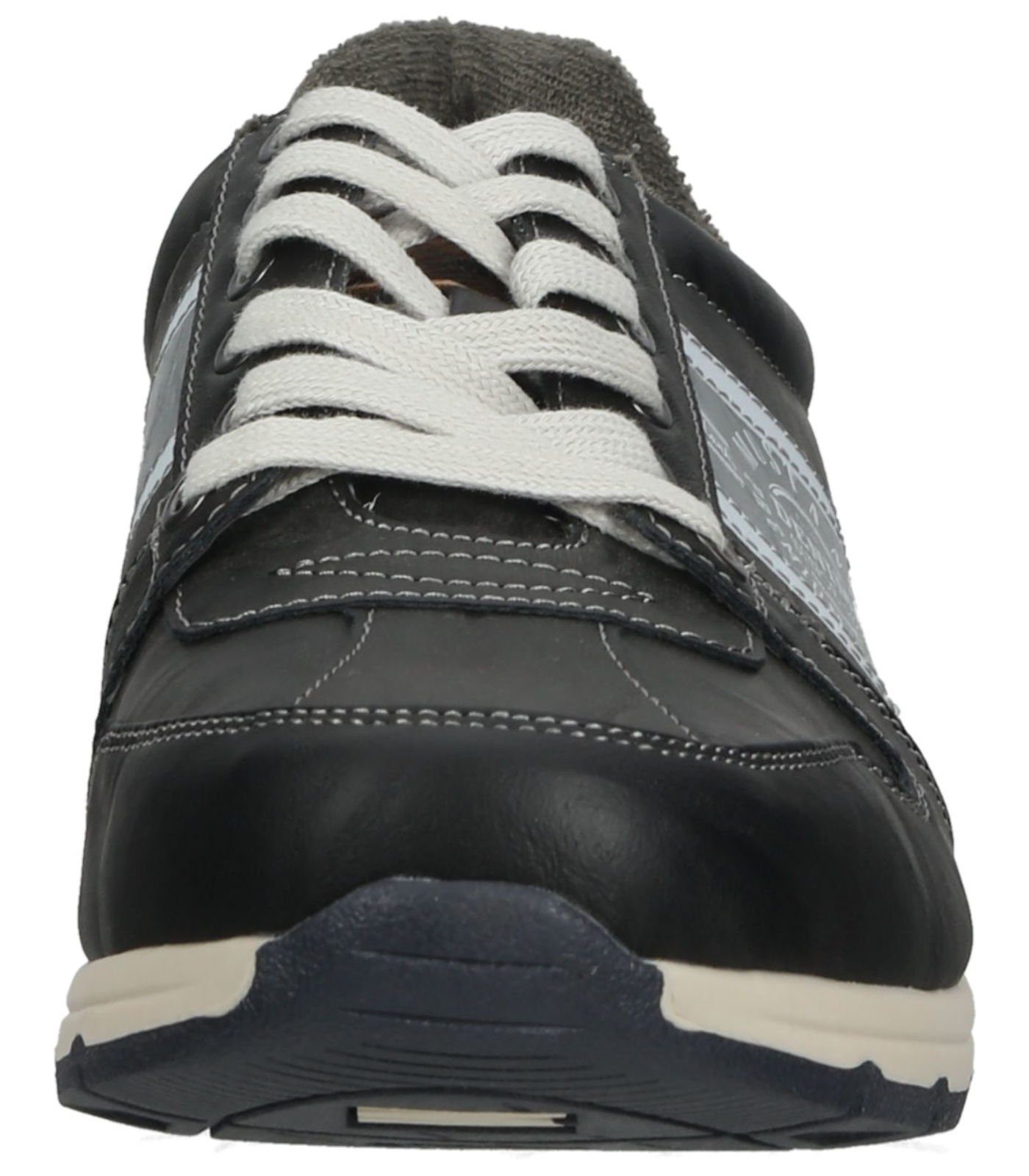 MUSTANG Halbschuhe Lederimitat Schnürschuh