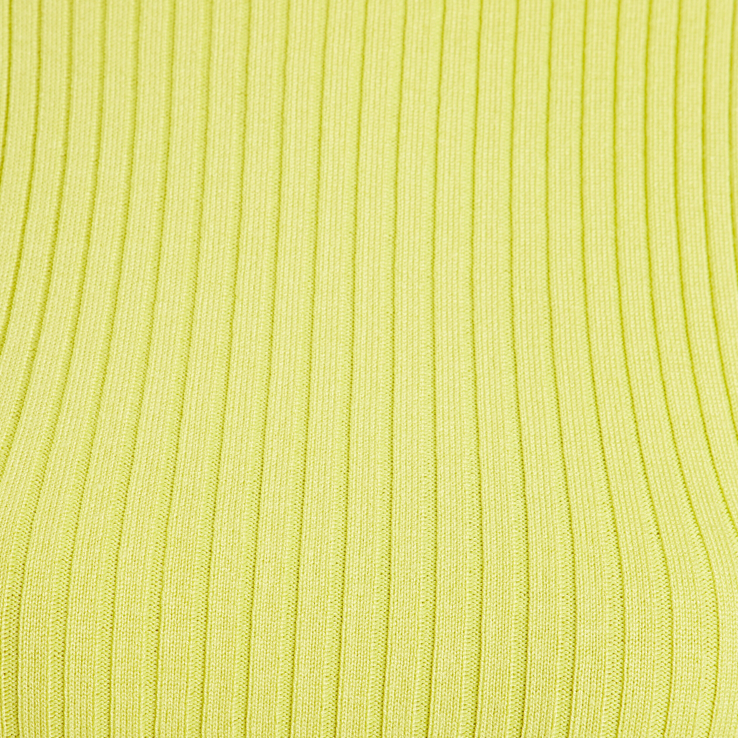 Débardeur pull col montant jaune citron femme | Cache Cache