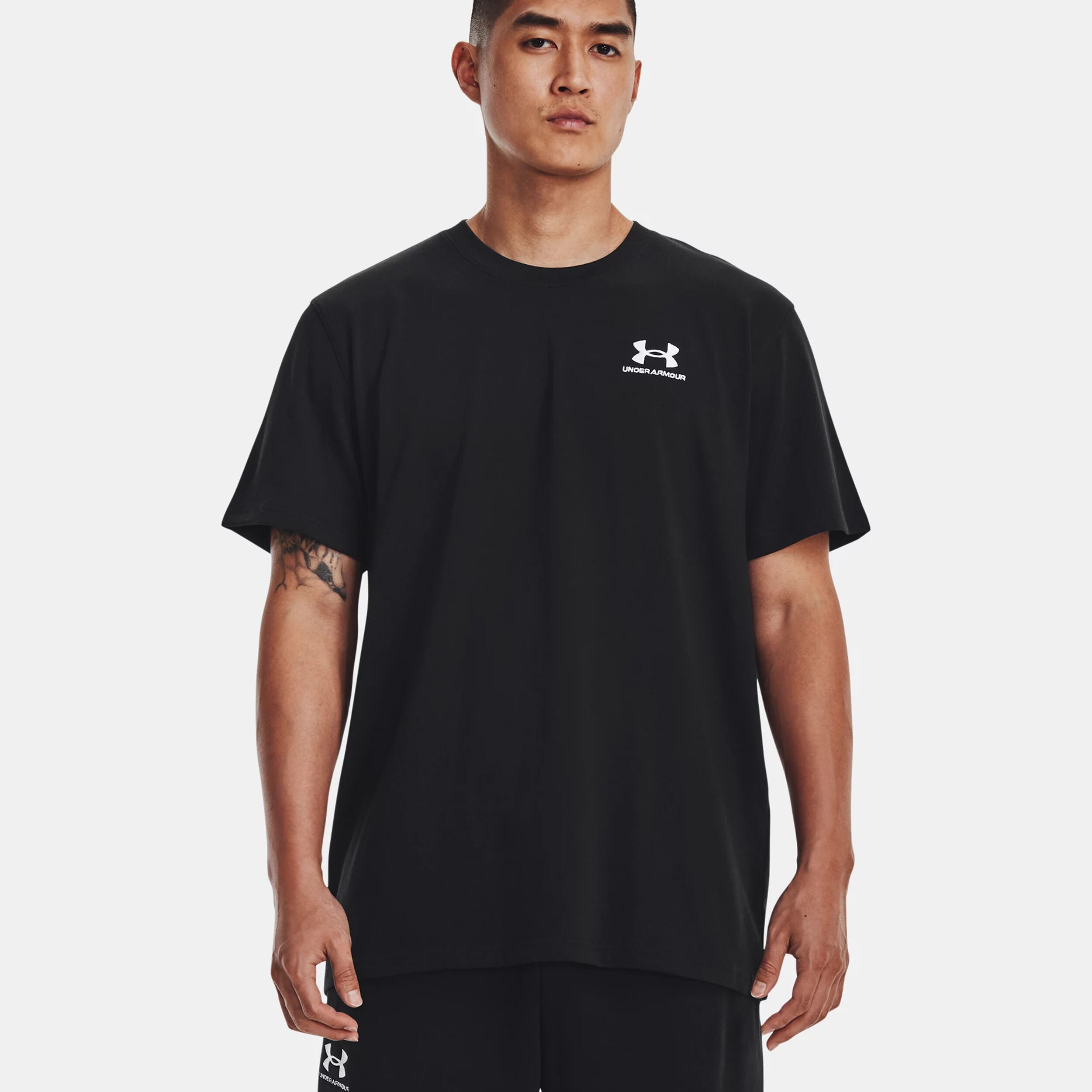 Logo EMB Heavyweight T-Shirt Herren - Schwarz