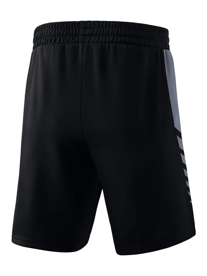 erima Six Wings Shorts in schwarz/slate grey günstig kaufen