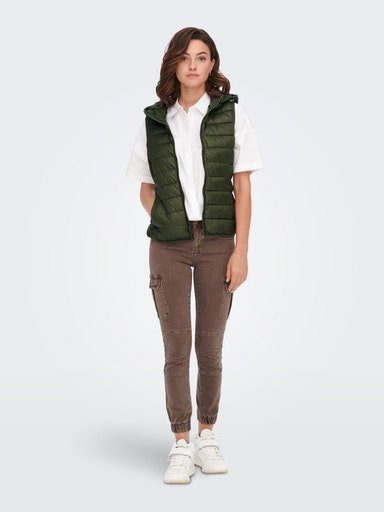 ONLY Steppweste ONLNEWTAHOE HOOD WAISTCOAT OTW NOOS