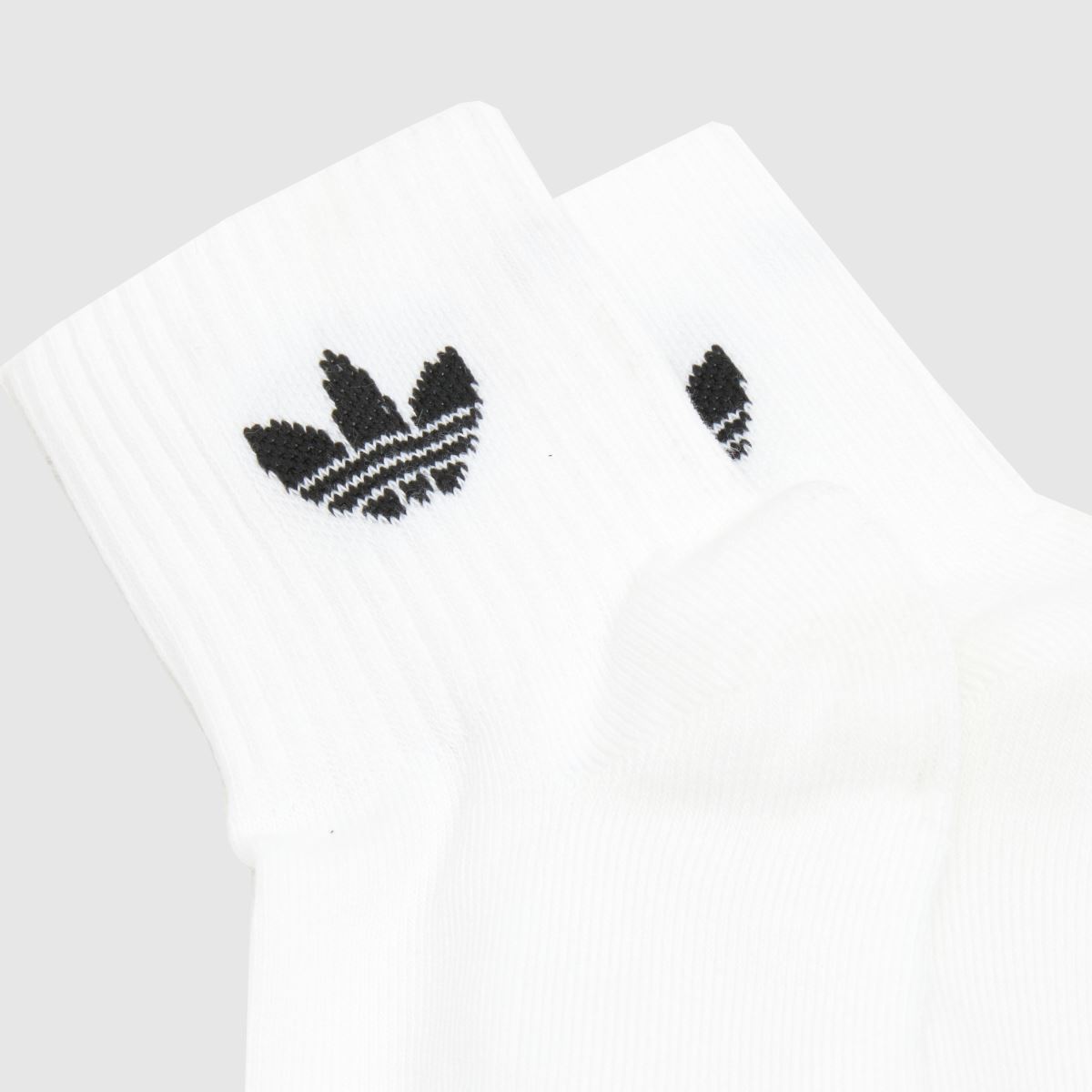 adidas fehér és fekete gyerek eredeti bokazokni 6 db-os