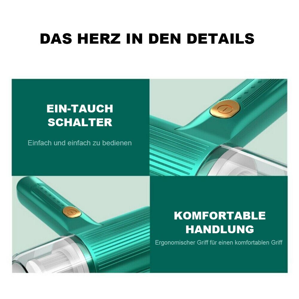 Yoyaxi Matratzenreinigungsgerät Kabelloser Staubsauger und Milbenentferner mit UV-C-Licht, - UV-C-Quarz-UV-Licht zur Abtötung von Milben und Bakterien