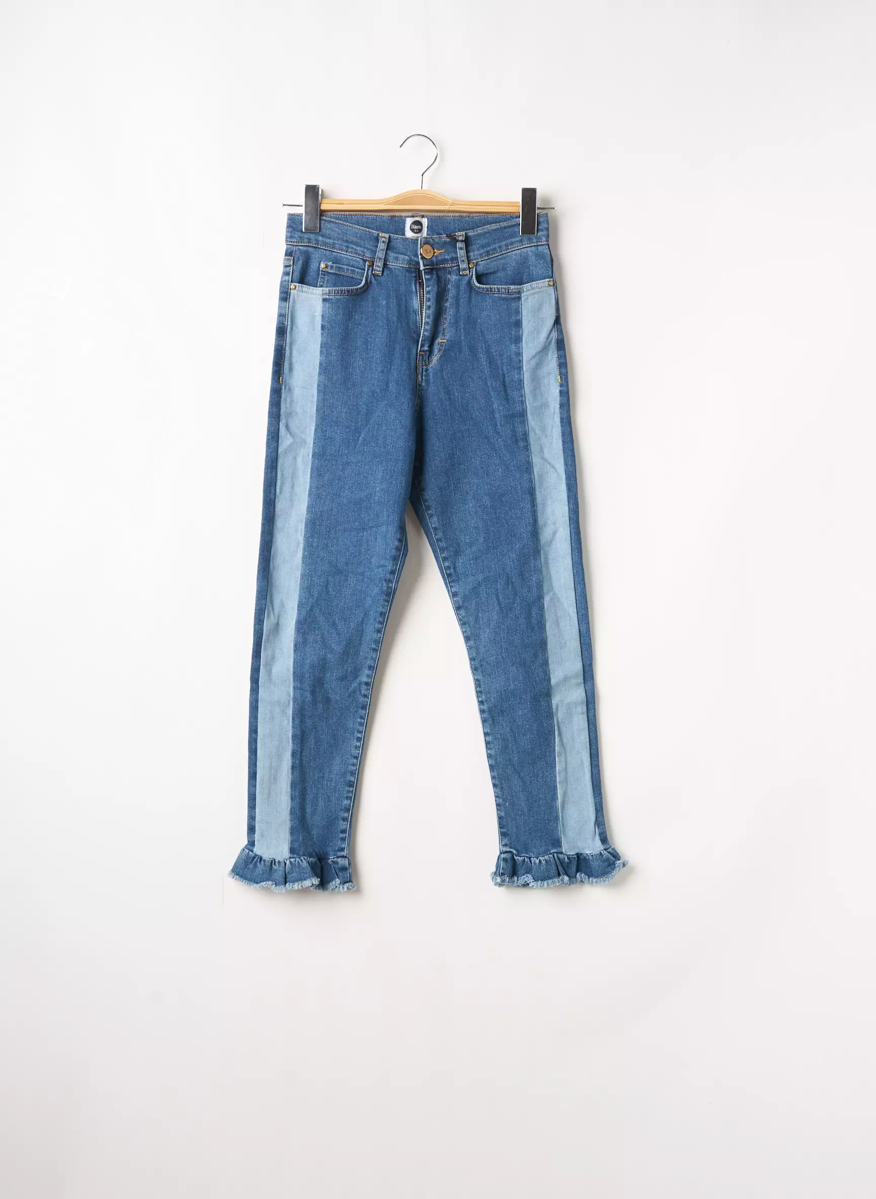 Maurice Jeans Coupe Slim Femme couleur bleu