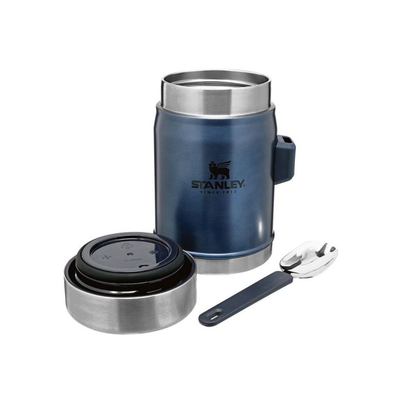 Stanley Food Jar, Classic Legendary Food Jar + Spork 14oz \/ 400ml Nightfall