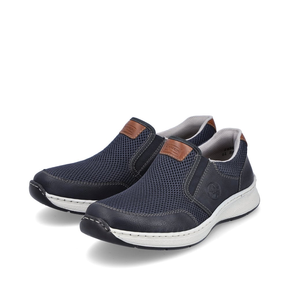 Rieker Herren Slipper marineblau