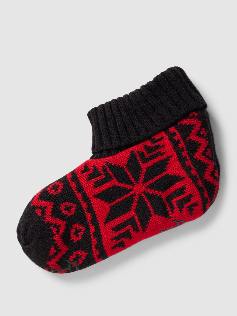 Socken mit Allover-Muster im 2er-Pack in rot