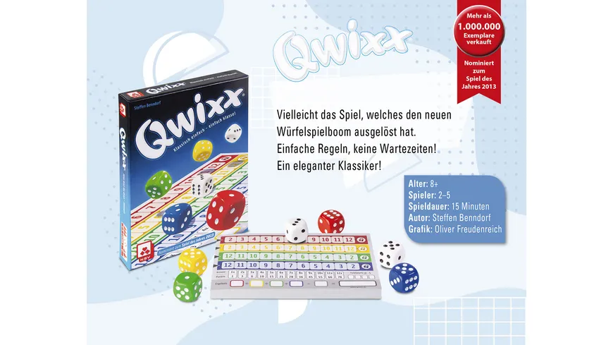 Nürnberger Spielkarten Verlag - Qwixx