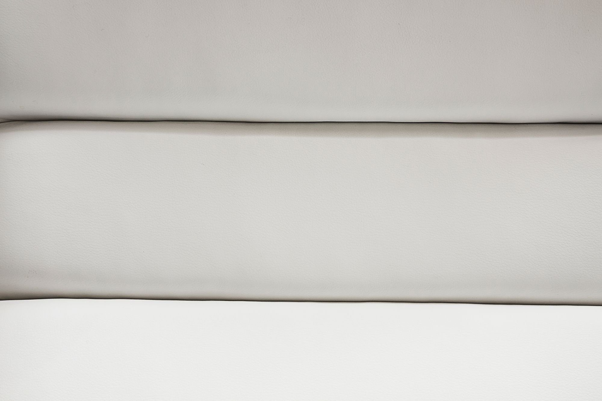 FINEBUY Schaukelstuhl SuVa4025_1 (Relaxliege Kunstleder Weiß 61x81x111 cm Wohnzimmer), Relaxsessel mit Armlehnen, Fernsehsessel Modern