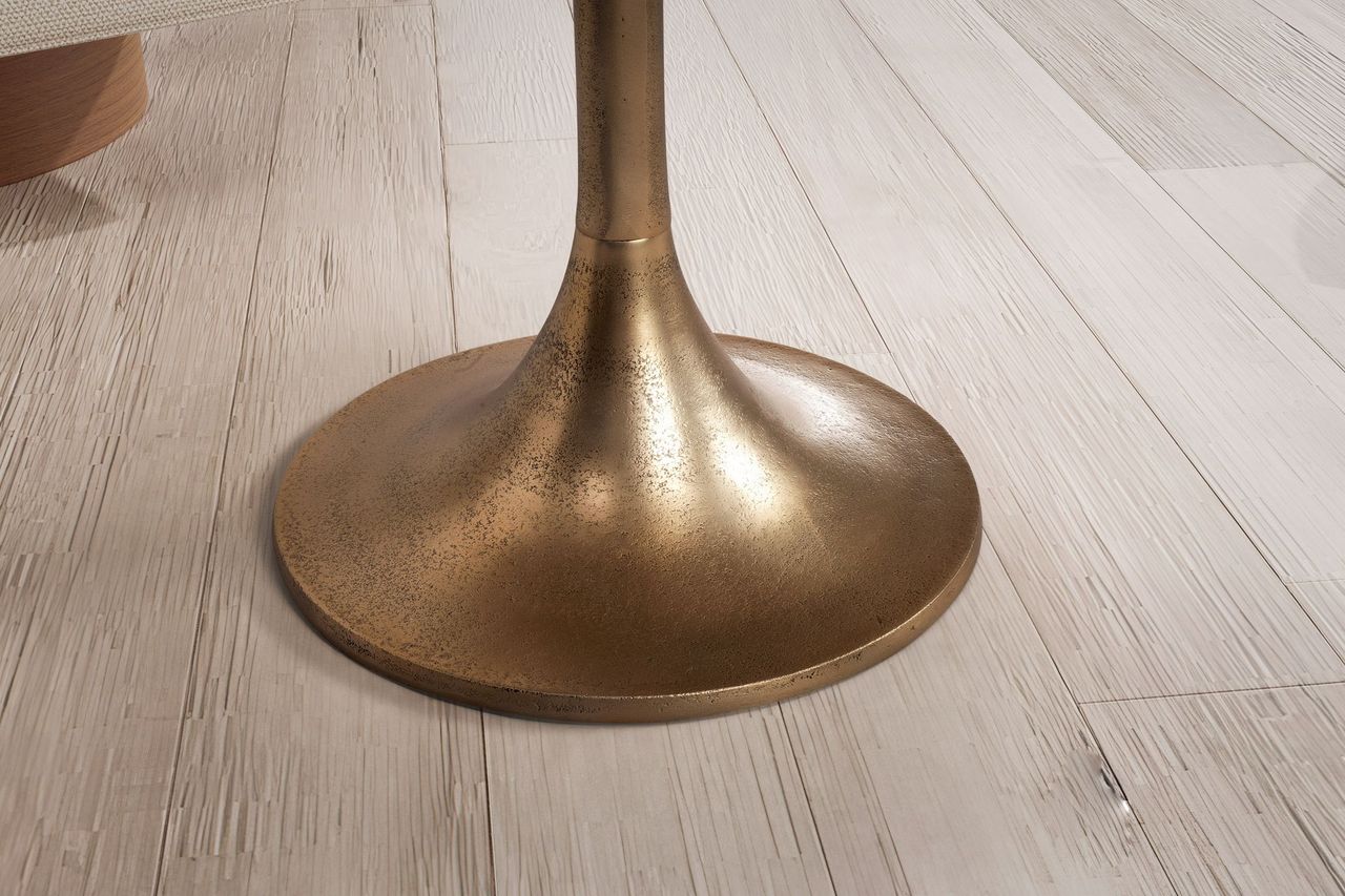 Wohnling Couchtisch Metall Gold 60x60x46,5 cm