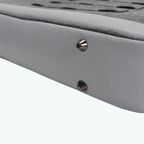 Dark grey New York laptop bag