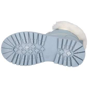 Puccetti Schnür Boots in blau