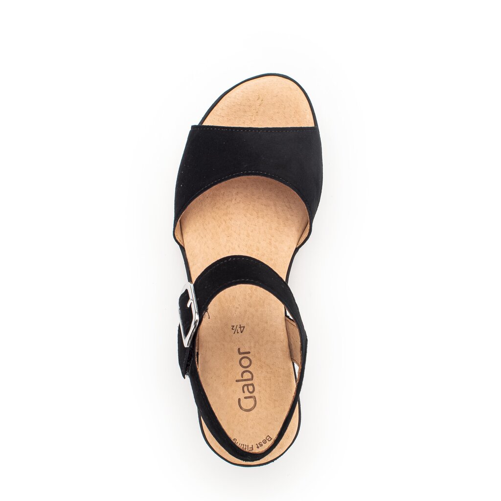 Gabor fashion Keilsandalette schwarz