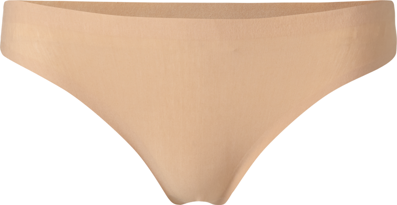 Hip String ohne Nähte in beige