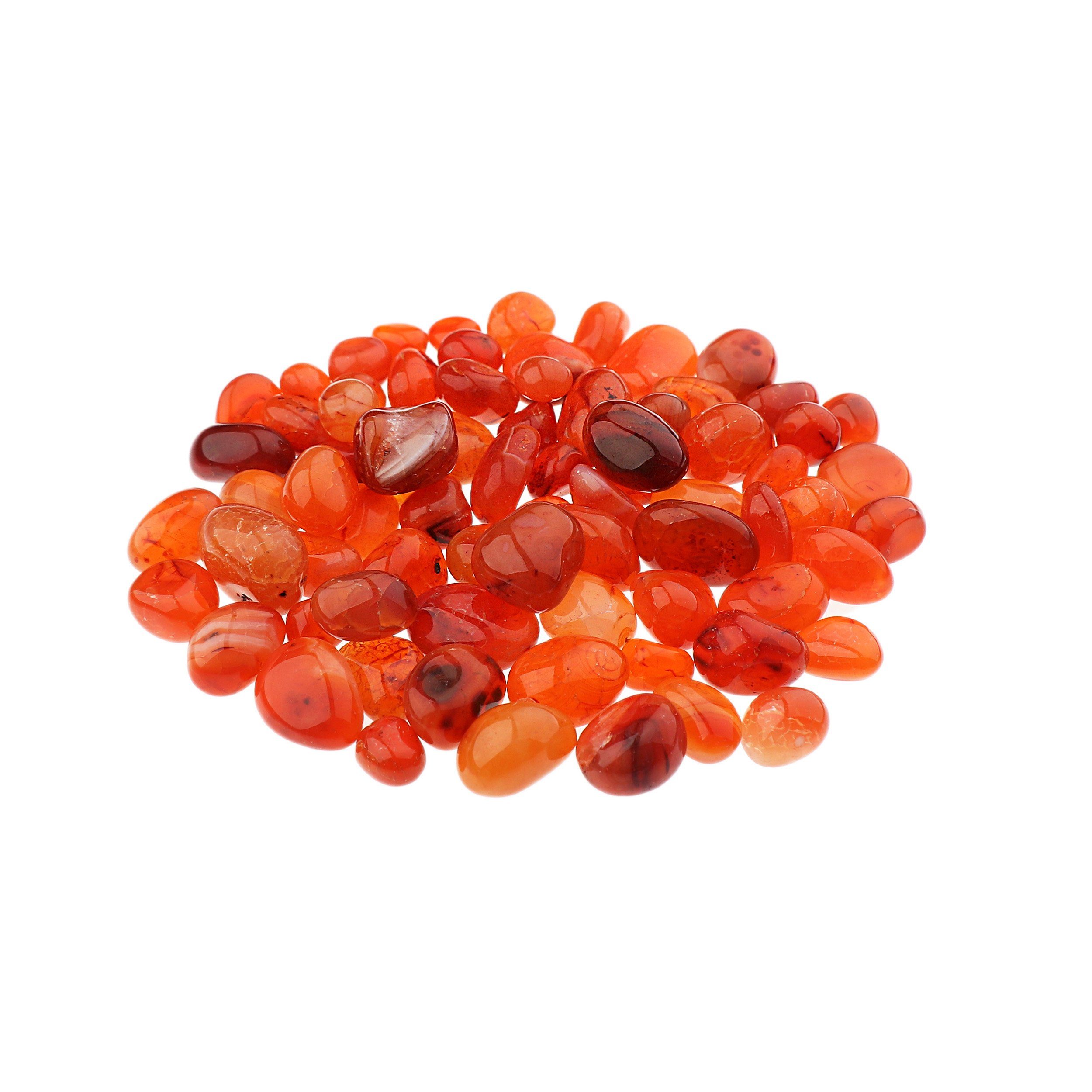 NKlaus Mineralstein 300g Karneol carneus Edelstein 10 - 20 mm Heilsteine Schmuckherstellun