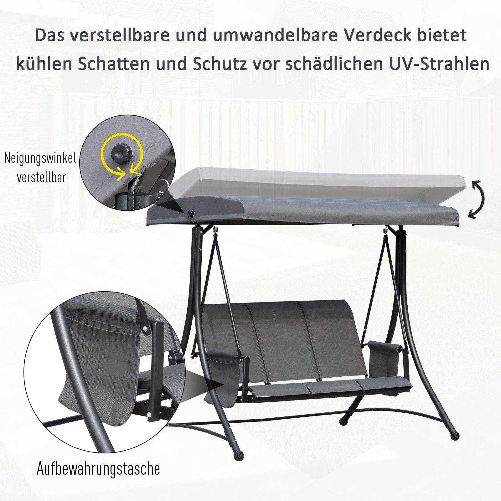 Outsunny Hollywoodschaukel