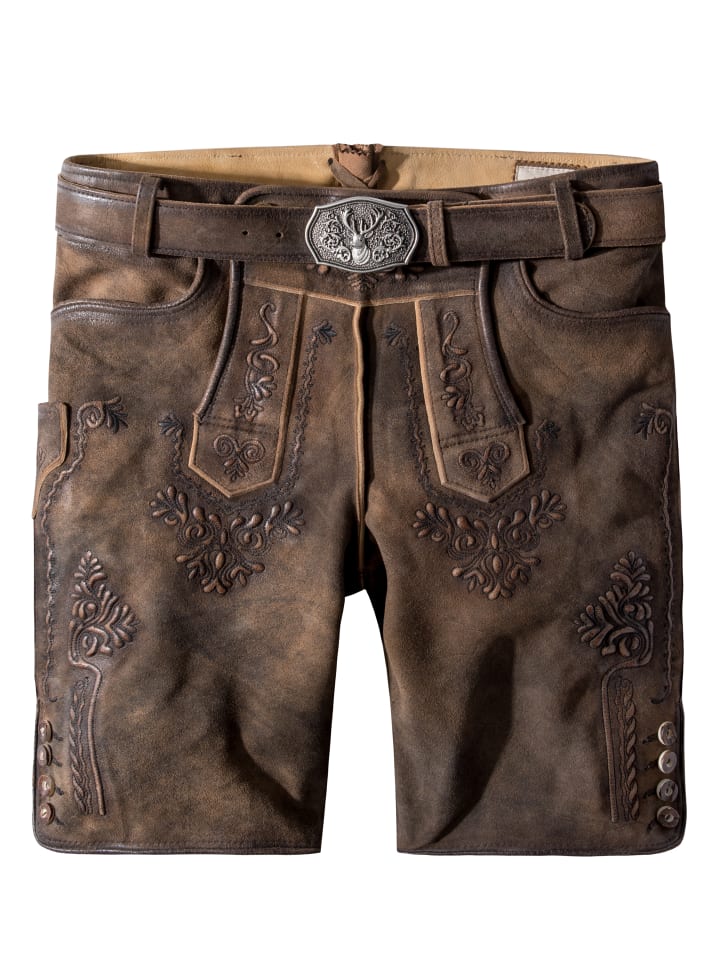Stockerpoint Stockerpoint Trachtenlederhose Artur in muskat gespeckt günstig kaufen