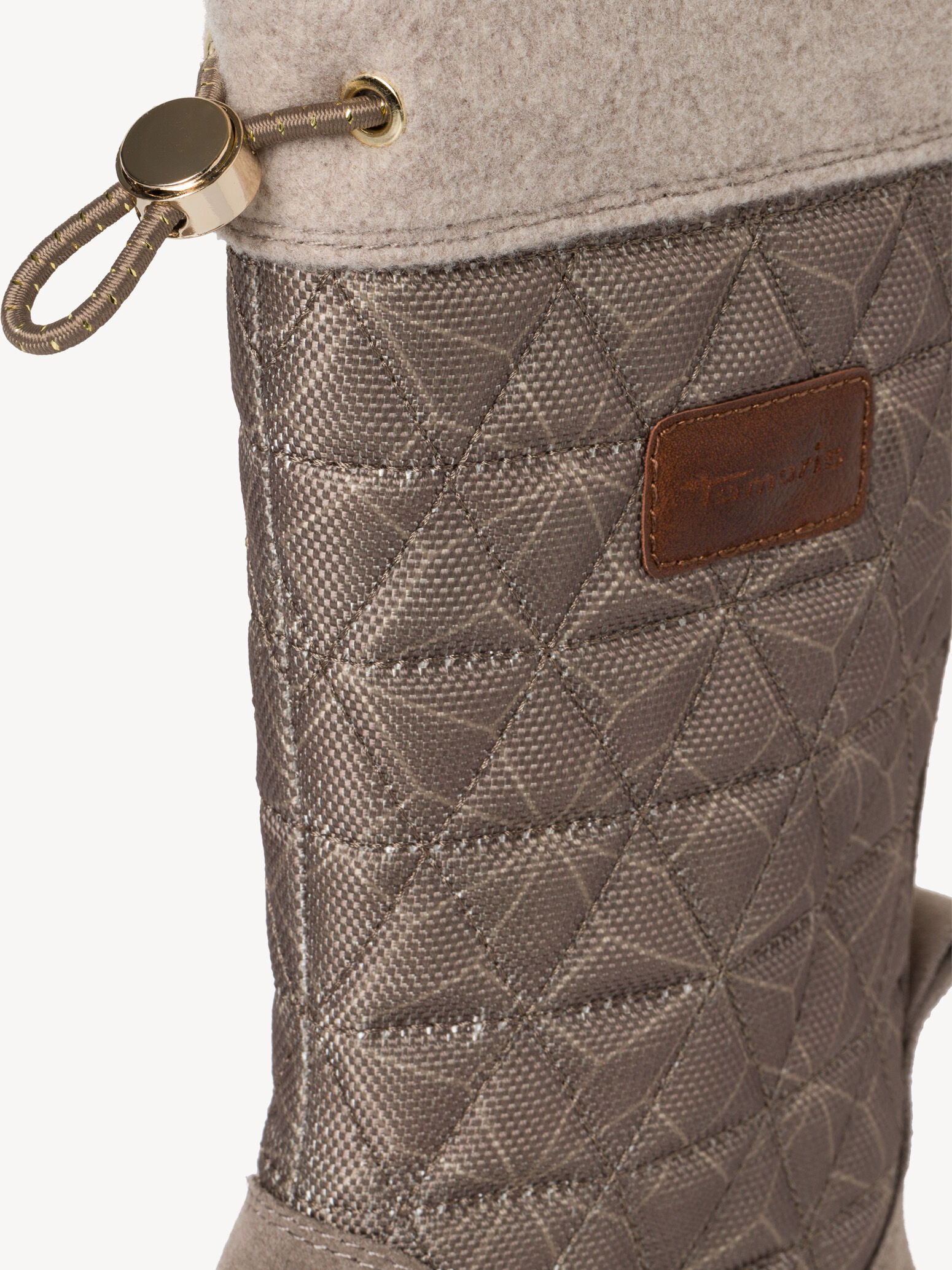Bottine en cuir - marron