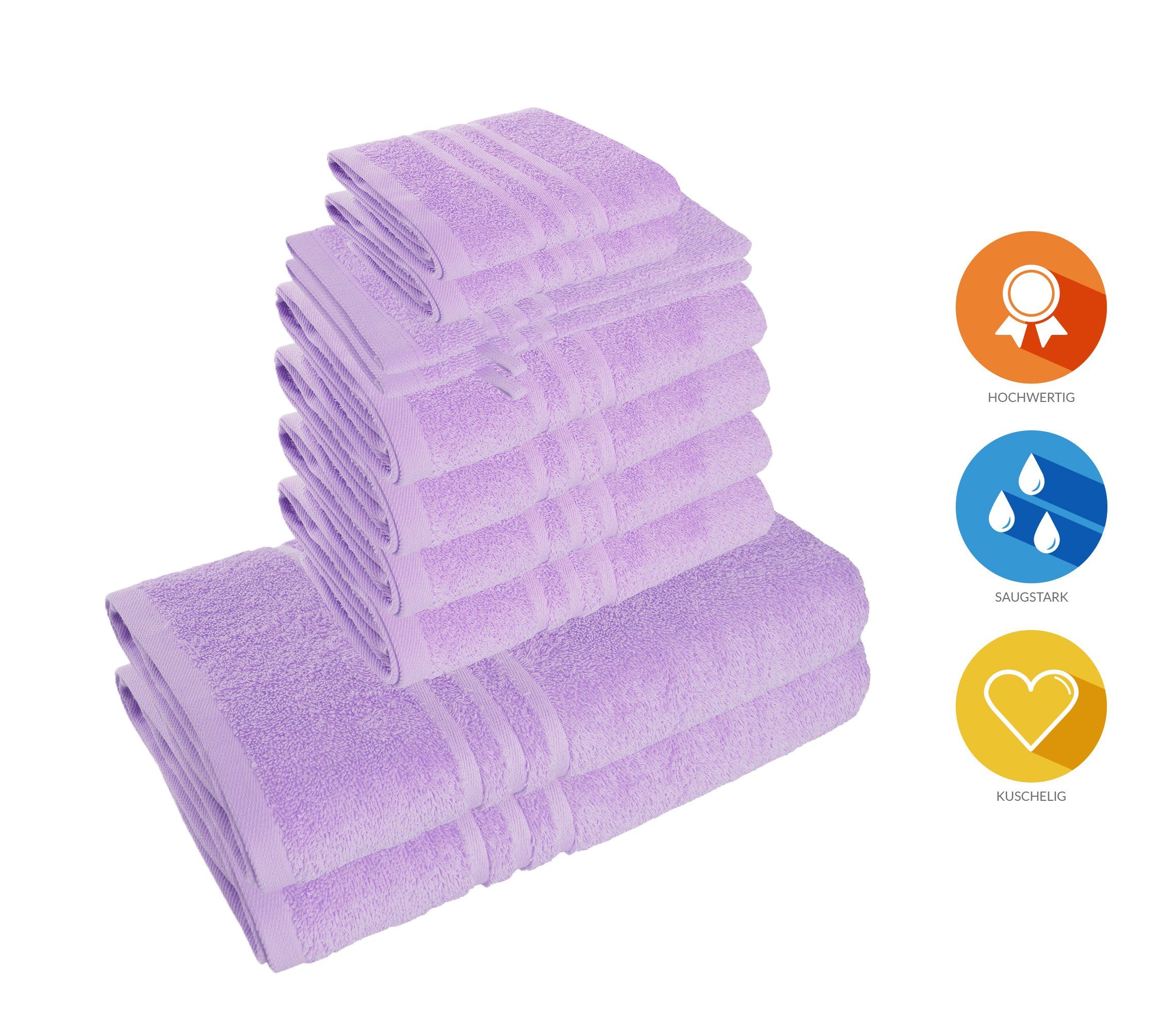 Lavea Handtuch Set Elena, (Set, 10-tlg)