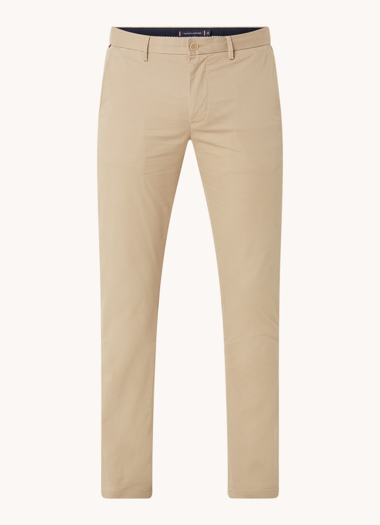 Pantaloni chino Tommy Hilfiger Denton cu croială dreaptă și buzunare laterale