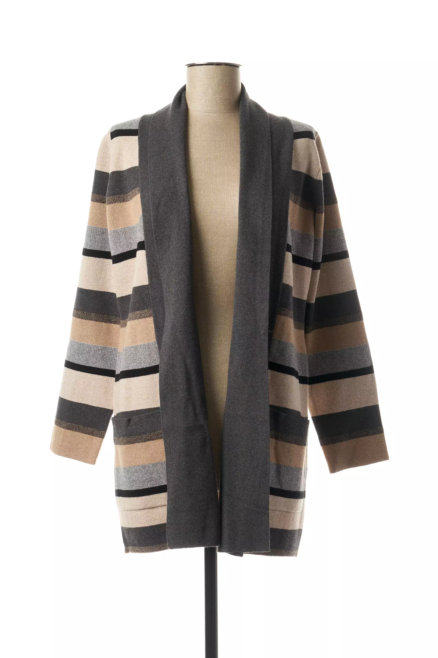 Marble Cardigans Femme couleur gris