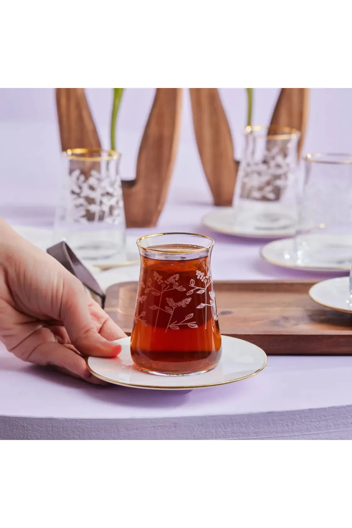 Karaca  Arum Tee-Set für 6 Personen, 12-teilig