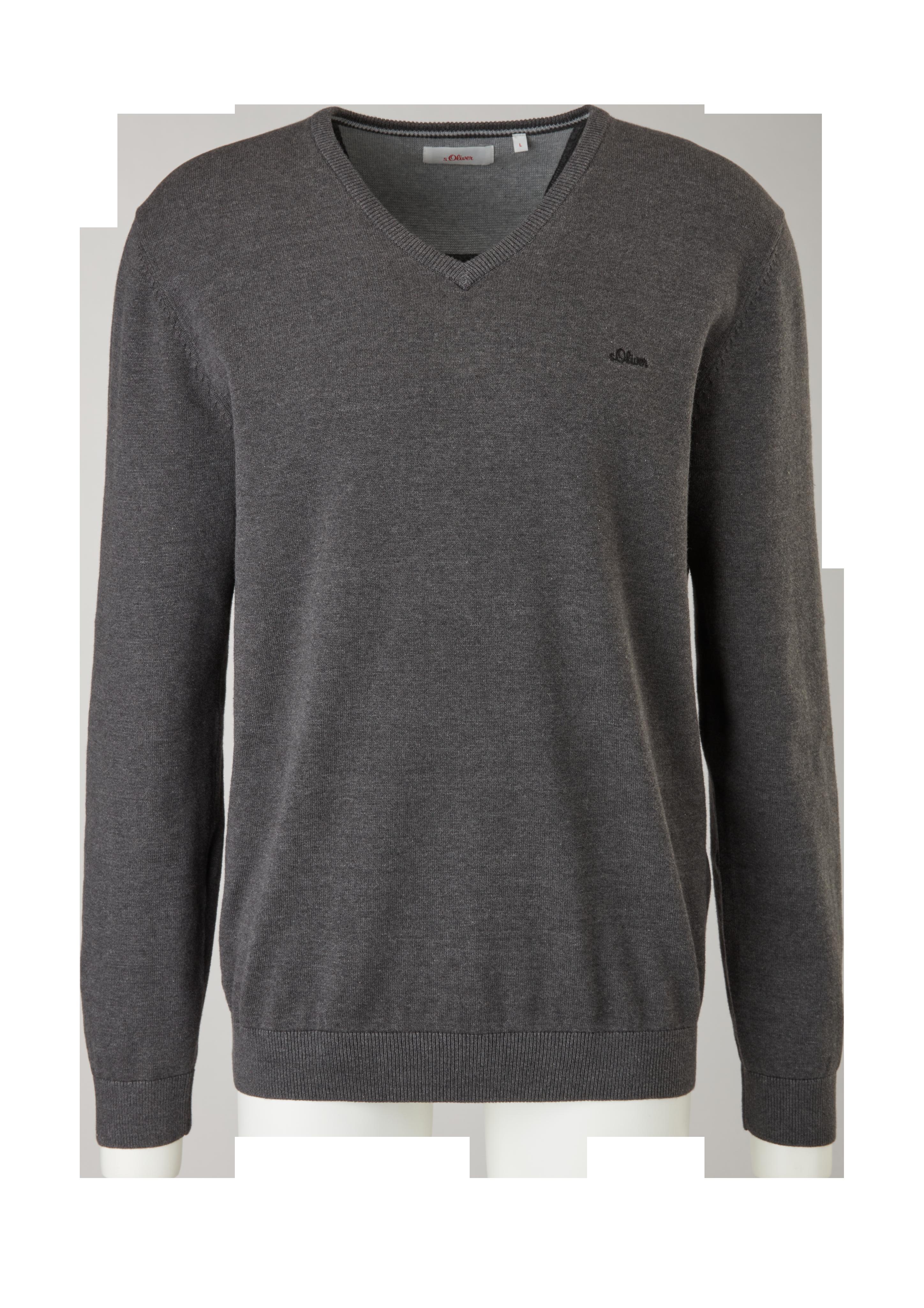 Feinstrickpulli mit V-Ausschnitt  03.899.61.7623-98W2