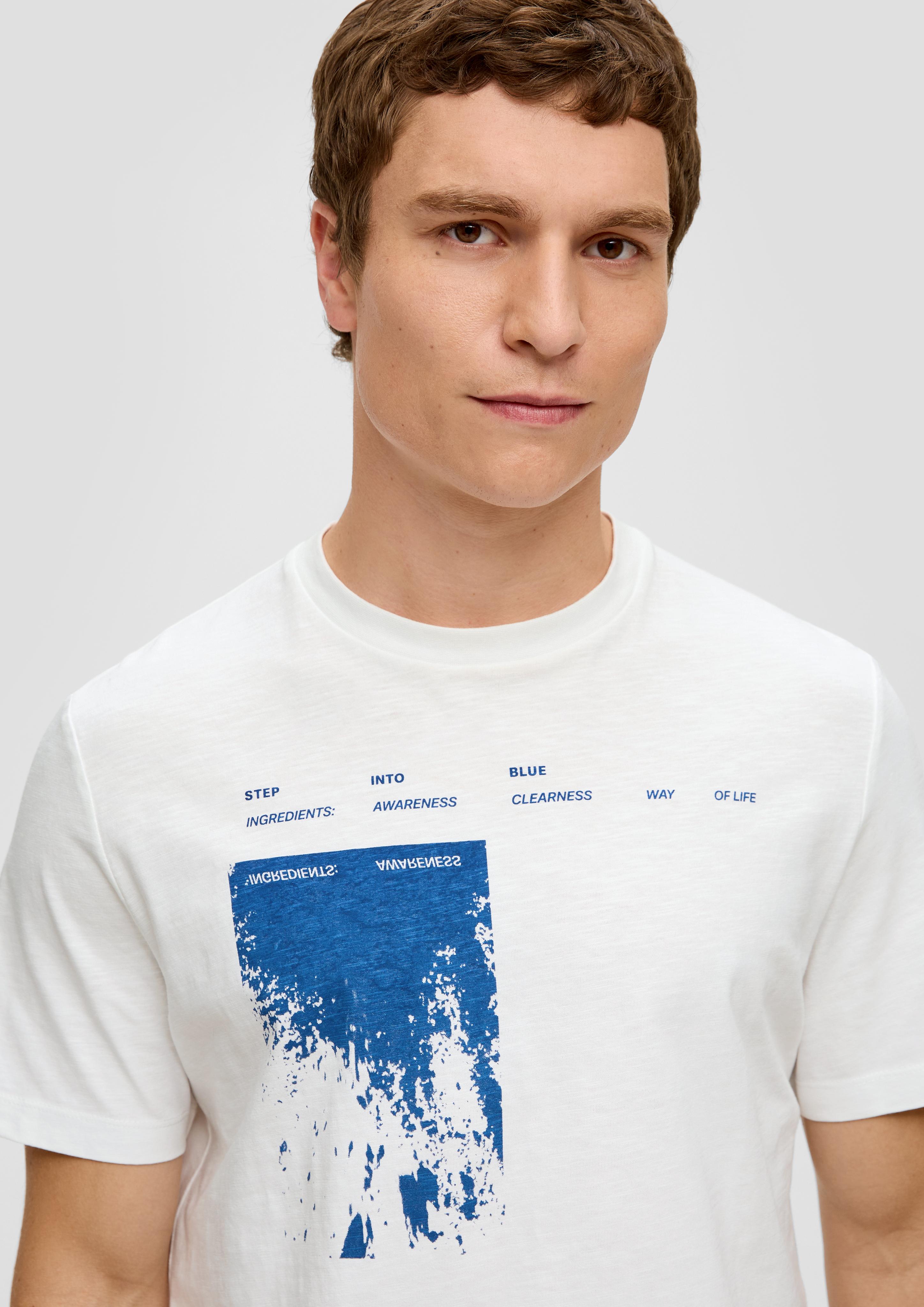 T-Shirt mit Rundhalsausschnitt  2143918-01D1