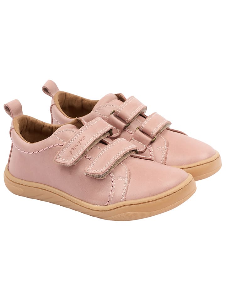 POM POM Leder-Barfußschuhe in Rosa günstig kaufen