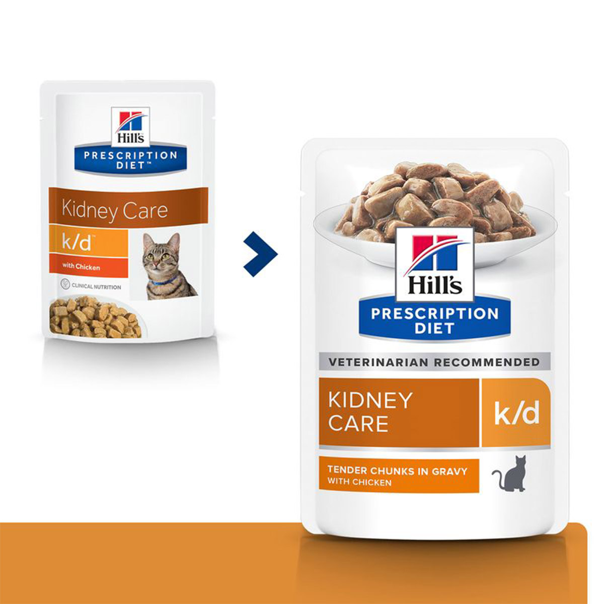 Hill's Prescription Diet k/d mit Huhn 12x85g kaufen