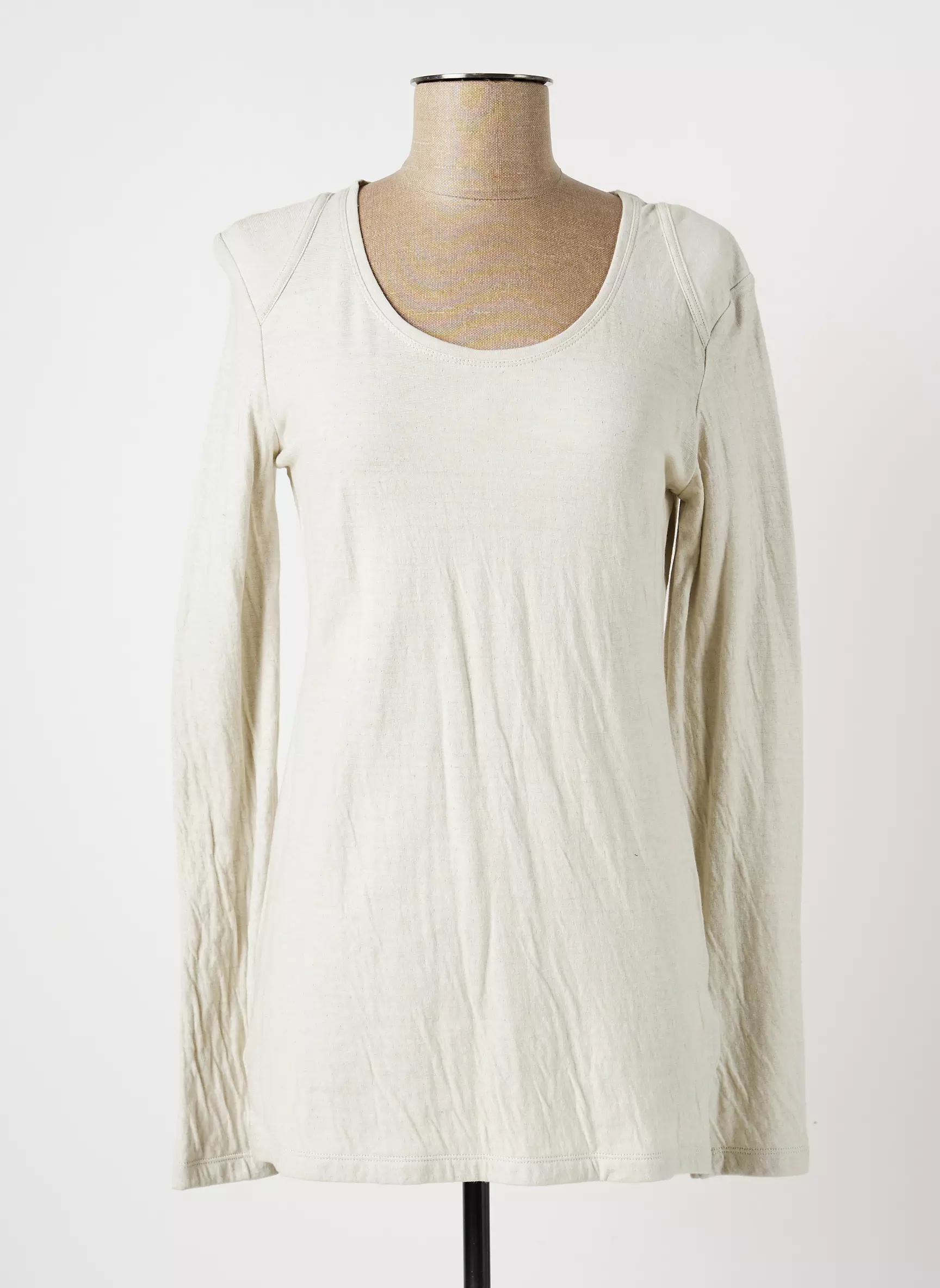 Lauren Vidal Tshirts Femme couleur beige